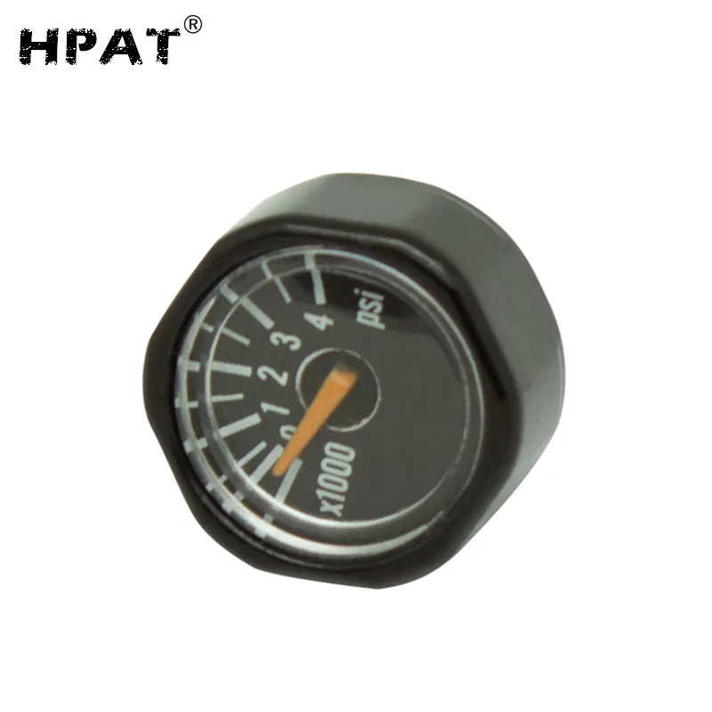 HPAT 2 шт./партия Пейнтбол 300psi/4000psi/5000psi/6000psi мини давление Guage Co2 для регулятора или воздушного бака