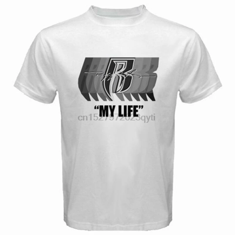 Новая мужская белая футболка с логотипом RUFF RYDERS MY LIFE Rap в стиле хип-хоп размеры от S