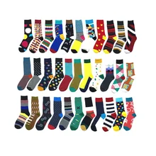Factory Low MOQ Wholesale Custom Dress Stripe Cotton Crew Socks