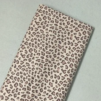 

Sexy Beige Brown Leopard Pinted 100% Cotton Fabric 50x150cm Leopard Patchwork Textile Baby Cloth Dress Apparel Bedding Quilting