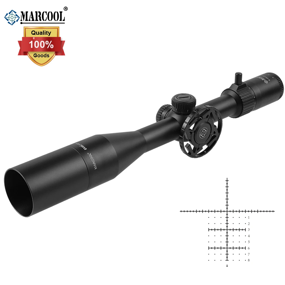 MARCOOL 6 24x50 HD FFP тактические фотооптические коллиматорные прицелы для