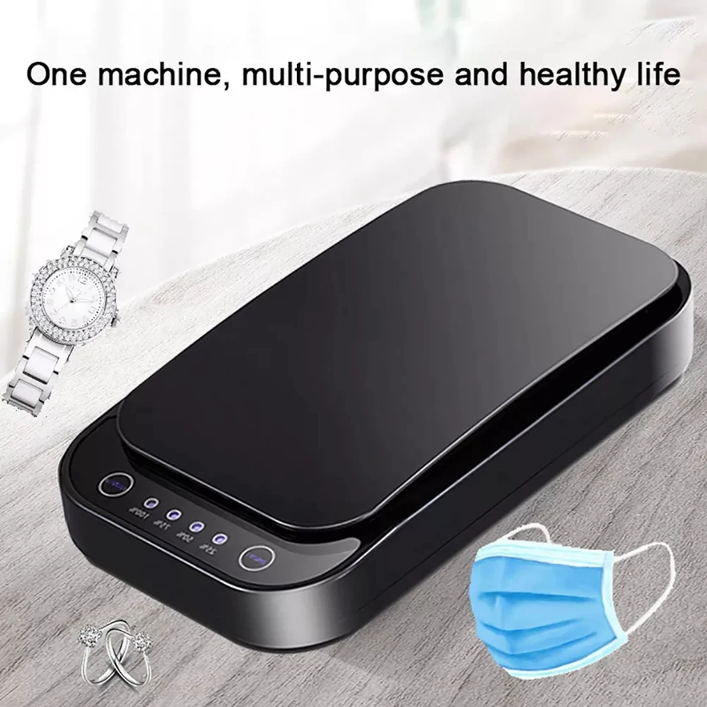 

UV Sterilizer Box Multifunction Ozone LED Disinfection Mask Phone Makeup Tool Manicure Sterilizer Jewelry Portable Nail Tools