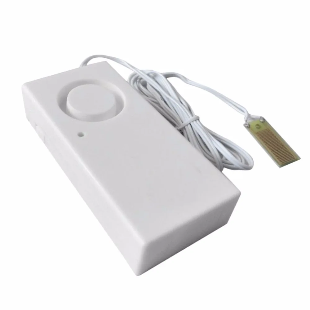 LESHP Water Leakage Alarm Detector 130dB Water Alarm Leak Sensor Detection Flood Alert Overflow Home Security Alarm System