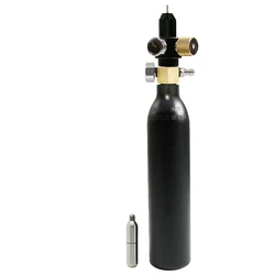 Inflatable suit 500cc 380cc HPA Tank set With Adjustable Regulator for Paintball Shooting Fire Fighting Aquarium Diving Swimming