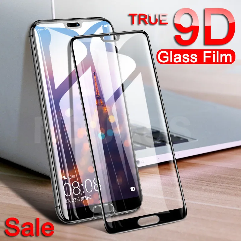 

9D Protective Glass on the For Huawei P20 Pro P10 P9 Lite Plus Huawei P Smart 2019 Screen Protector Tempered Glass Film Case