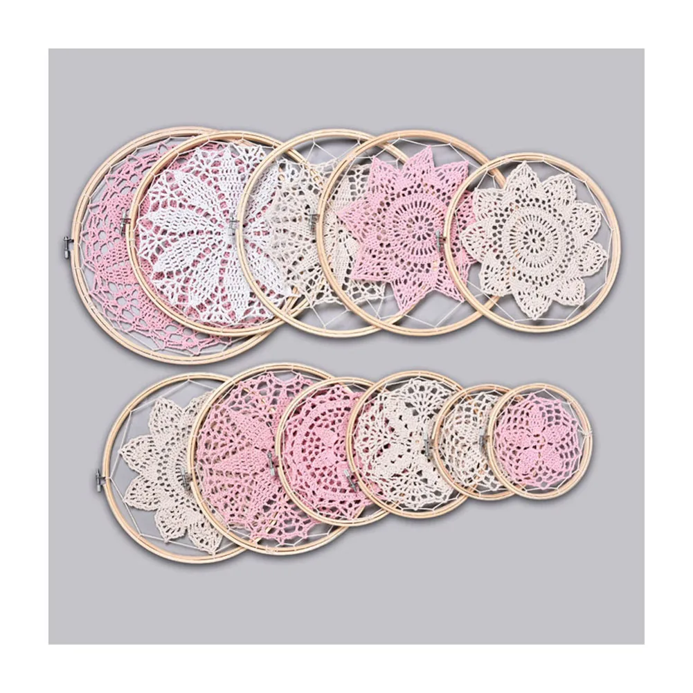 

Dream Catcher Set Large Background Wall Hanging Decoration Home Ornament Wedding Backdrop 2019ing