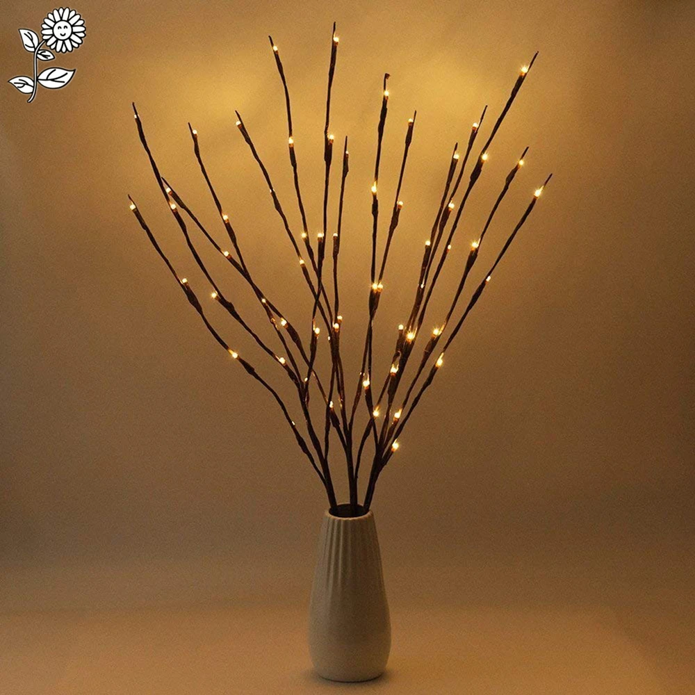 Led Willow Branch Lights Battery Power Tall Vase Filler Willow Whith Branches Artificial Decor For Home Led Branches And Tree Holiday Lighting Aliexpress