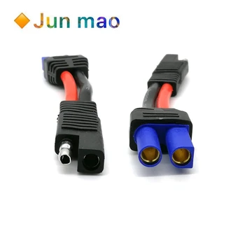 

1PCS Copper Thick For SAE Adapter Cable SAE Plug Wire To EC5 Female Power Cord Battery Battery Solar Cable