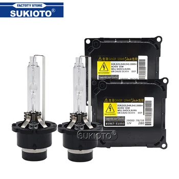 

SUKIOTO Original OEM 85967-51050 DDLT003 55W D4S HID Ballast Kit Xenon D2S D2R 4300K 8000K 6000K D4R D4S Car Headlight Bulb Kit