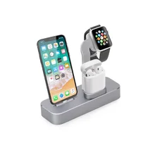 Док-станция COTEetCI Base19 CS7201 для Apple Watch, iPhone, AirPods(Серый