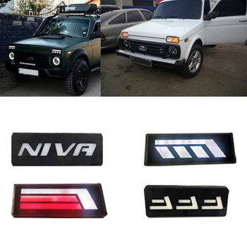 

For Lada Urban Niva 1 pair LED Front Position Indicator Park Light Side Marker Lamp Amber Waterproof for Lada Niva 4x4 Car Front