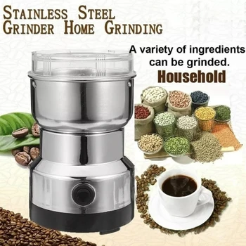 

Nuts Coffee Electric Spices Bean Mills Cutter Grinder with Stainless Steel for Home Kitchen DC112