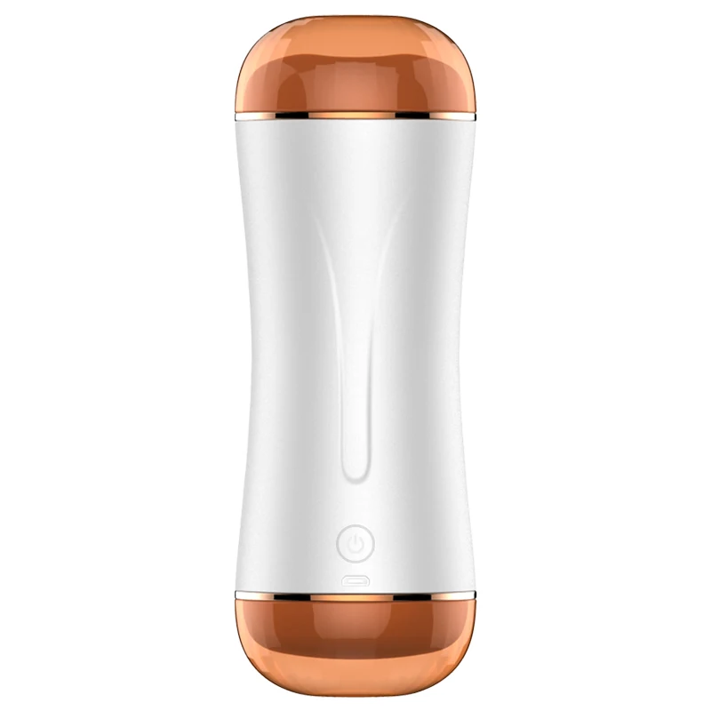 Fox Pressure Massage Vagina Electric Dual Channel Masturbation Cup Glans Stimulate Massager Sex Toys Adult Products For Men | Красота и