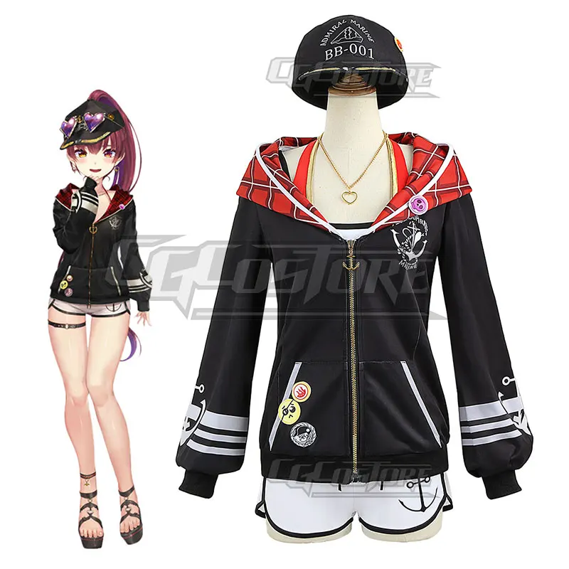 

vtuber Houshou Marine Cosplay Costume Anime Dresses Christmas Halloween Freeshipping CG1234CZH