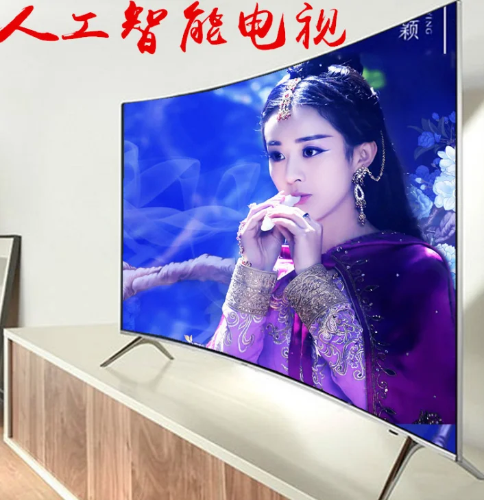 75 ''дюймовый 4k изогнутый экран монитор led smart wifi tv