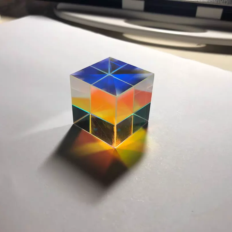 Cube Стекло 28*28*28 мм/1 1*1 1 * 1.1in Цветовая Призма K9 оптический куб для фотографии: 6