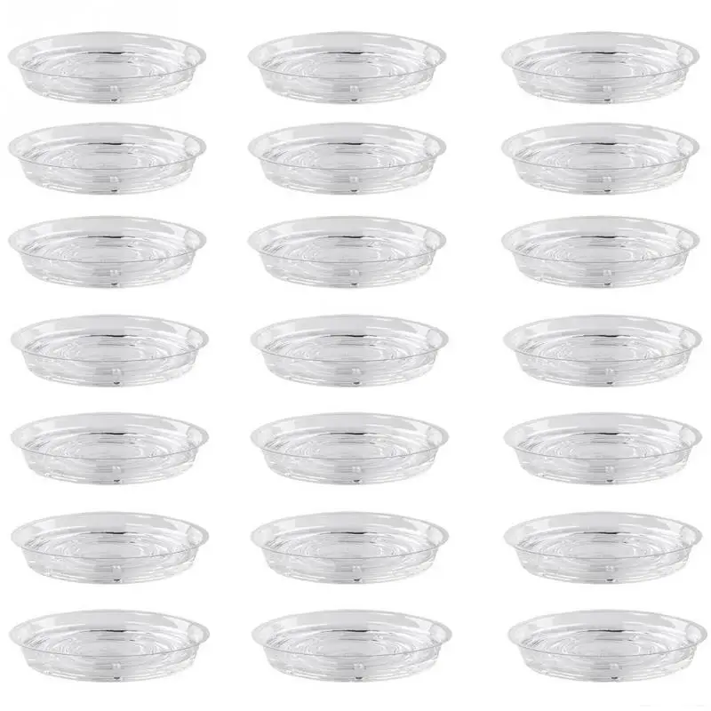 24pcs/set Outdoor Dish Plants Drain Tray Hydroponic Saucer Indoor Flower Pot