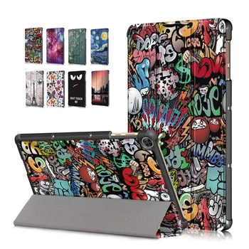 

Colorful printed case For Huawei MatePad T10 T10S AGS3-AL00/W00D/W00E 10.1" Slim Magnetic Folding Stand PU leather Cover