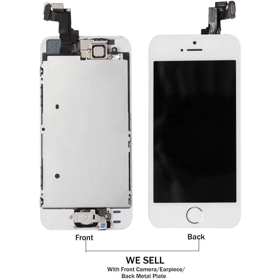 Для iPhone 5S экран Замена ЖК дисплей Совместимость полная сборка сенсорный
