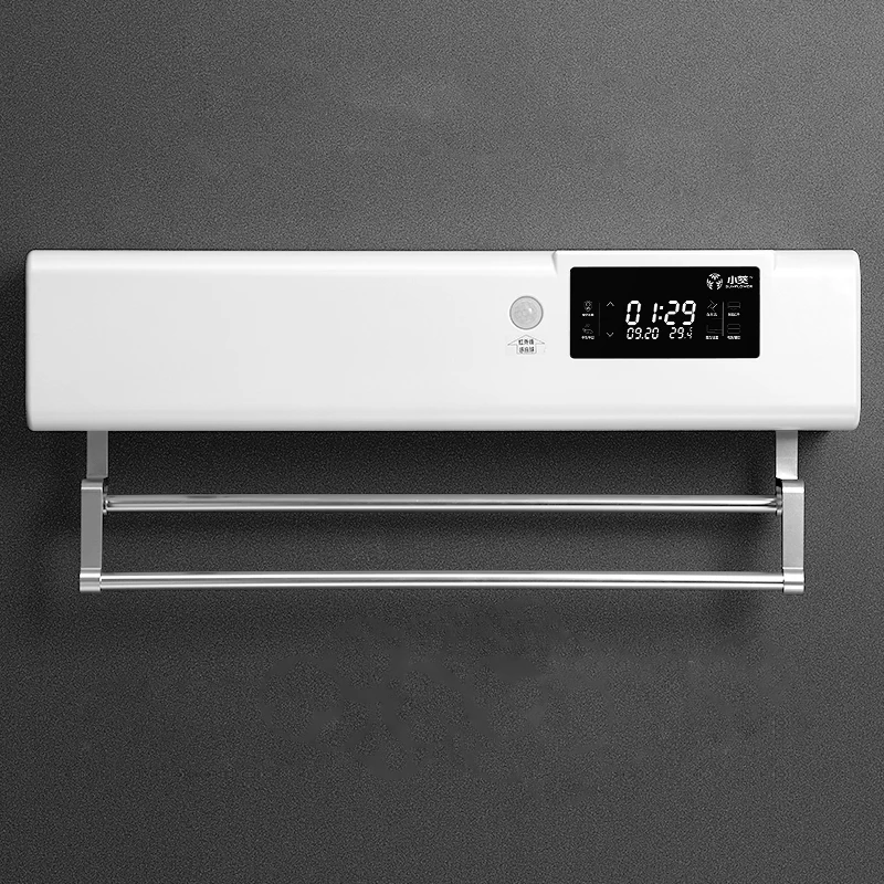 

Carbon Fiber Intelligent Drying Electric Towel Rack Bathroom Bathroom UV Thermostat Household Electric Heating Frame