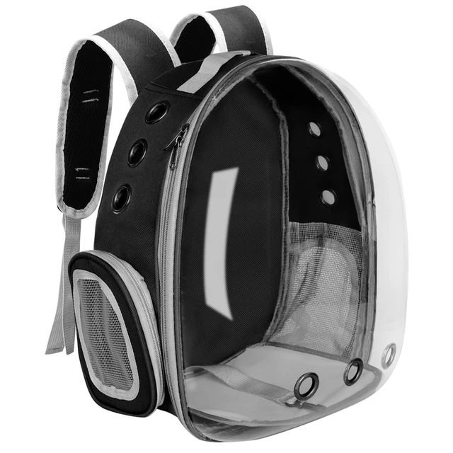 Pet Carrier Backpack For Cats, Cat Bag, Portable Transparent Space Capsule  Pet Bag For Going Out, Breathable Cat Backpack - Temu