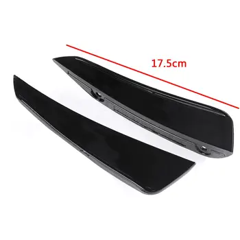 

Front Bumper Glossy Painted Side Air Splitter Spoiler For Mercedes for Benz A Class W176 A180 A200 A220 A250 for AMG A45 16-18