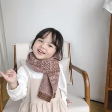 Осенне-зимний детский кашемировый шарф унисекс; теплые шарфы для малышей; мягкие шарфы