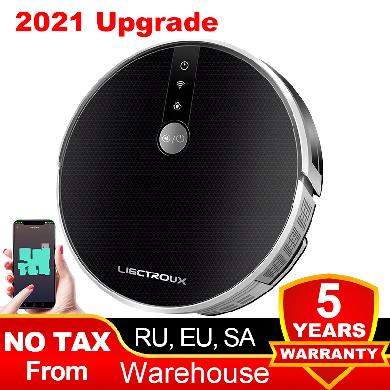 The Smartest LIECTROUX Robot Vacuum Cleaner C30B, 6000Pa Suction, Map