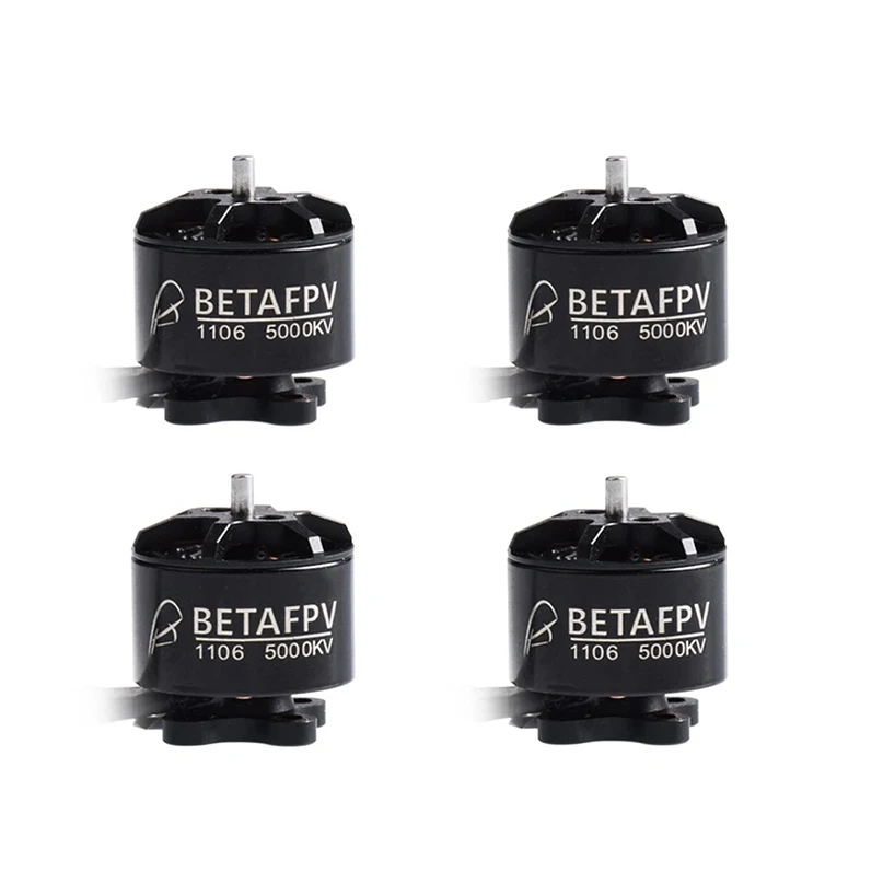 Бесщеточный Квадрокоптер BETAFPV 1106 4500KV бесщеточный для гоночного микро дрона