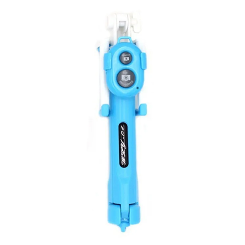 blue WWX001 Bluetooth селфи палка штатив с беспроводным пультом дистанционного управления Выдвижной для samsung Galaxy S10 S9 S8 IPhone 11 смартфон селфи палка - Цвет: blue WWX001
