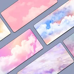 Esteiras do computador portátil tapete de rato kawaii almofada de rato bonito almofada de jogos deskpad para o escritório casa gamer 30x80cm
