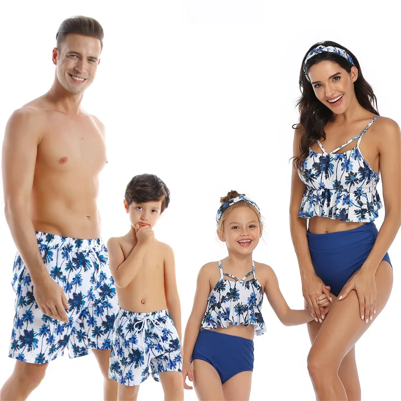 matching mum and son swimwear