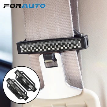

FORAUTO 1 Pair Car Seat Belt Clip Car Safety Belt Clip Clamp Suitable for 0-53mm Seat Belts Stopper Buckle Universal Car-styling