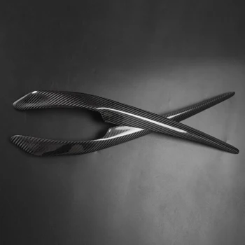 

For Mitsubishi Lancer Carbon Fiber EVO X Eyebrow Trims 2pcs Set High Quality