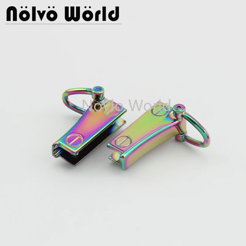 Мир Nolvo 4-20-100 шт. 3 см Радужный металлический боковой зажим пряжка ремешок ремни