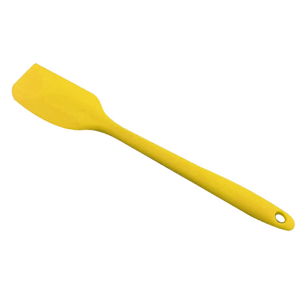Гигиенический случайный цвет практичный торт Масло скребок щетка силиконовая выпечка и кондитерские изделия инструменты кухня Гибкий гаджет - Цвет: Цвет: желтый