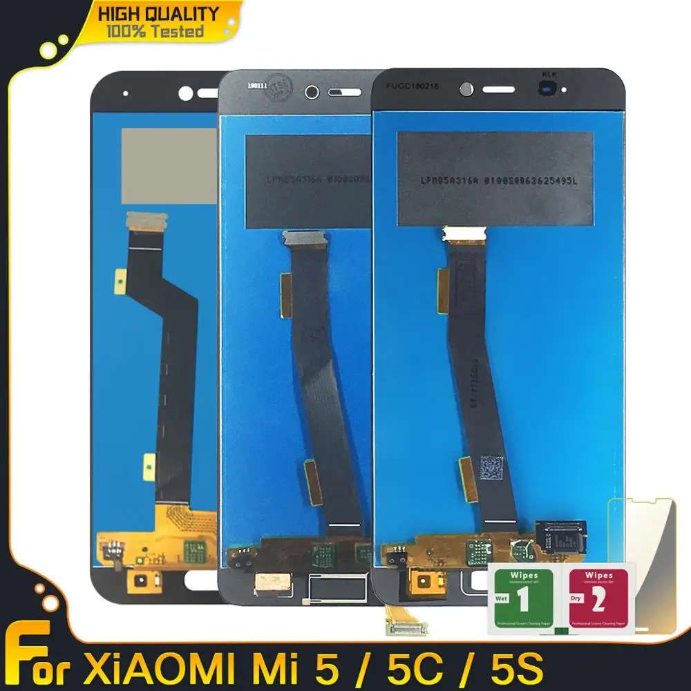 5 15 ''ЖК дисплей для Xiaomi Mi 5C 5S ЖК сенсорный экран дигитайзер панель сборки