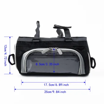 

Bicycle Motorcycle Bag Accessory Replaces Motorcycle Handlebar Storage