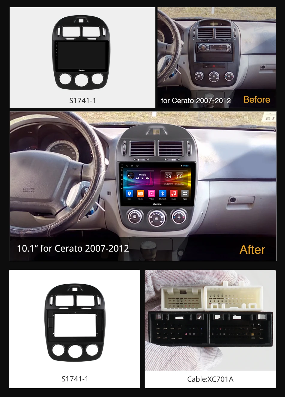 Ownice Octa Core android 9 0 автомобильный dvd Navi для kia cerato 2007 2012 k3 k5 k6 GPS DSP 360 панорама