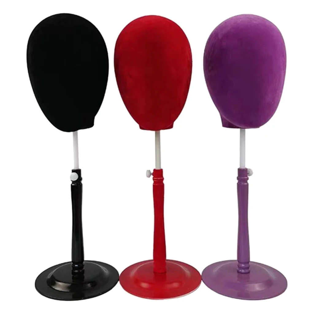 21'' Height Adjustable Wig Practice Mannequin Headset Display Manikin Rack