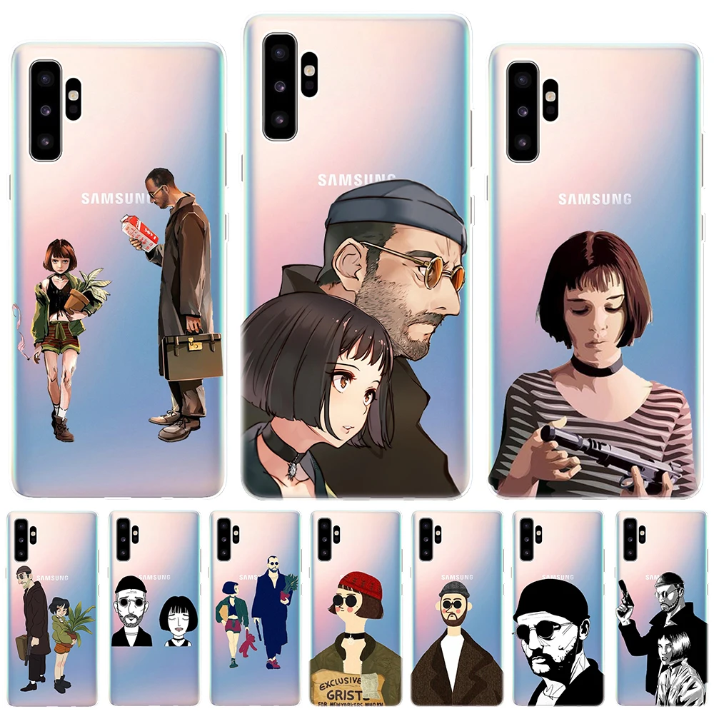 Силиконовый чехол Leon And Mathilda для Samsung Galaxy NOTE 10 Pro Note 9 8 5 M10 M20 M30 M40 | Мобильные
