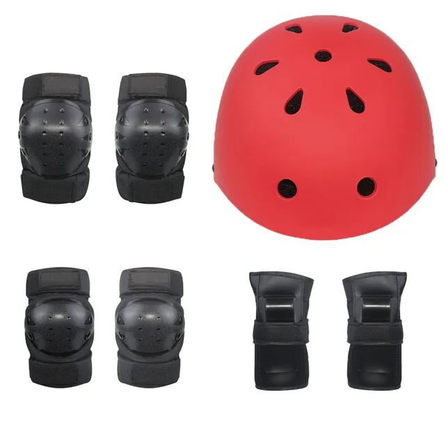 US $26.90 Roller Skating Protective Gear Helmet Protector Seven Sets of Balance Car Protective Clothing Skate