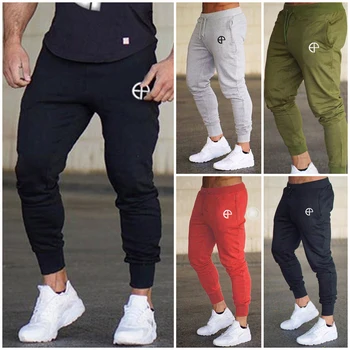 

Men Slim Fit Jogger Sports Gym Bodybuilding Running Track Trousers Sweatpants Autumn Mens Sport Running Pants