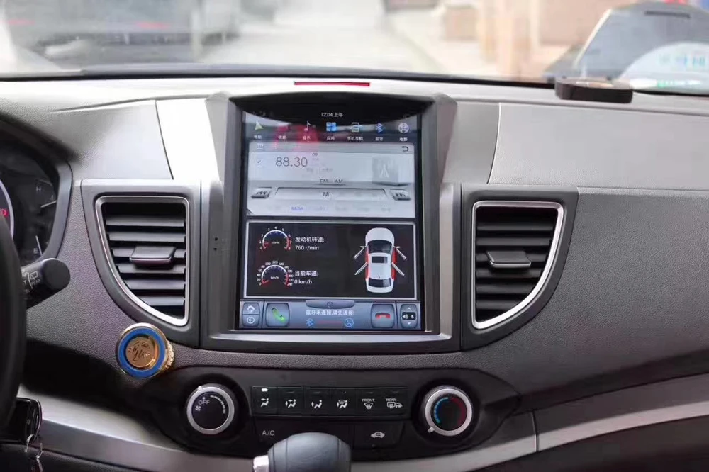10," Tesla ips экран автомобильная навигация для Honda CRV 2012- Android 8,1 автомагнитола gps bluetooth Мультимедиа carplay головное устройство