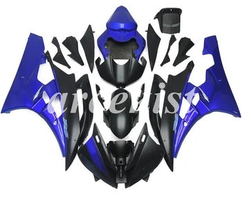 

4 Gifts New ABS Injection Mold Motorcycle Full Fairings Kit Fit For YAMAHA YZF-R6 2006 2007 R6 06 07 bodywork set Blue black