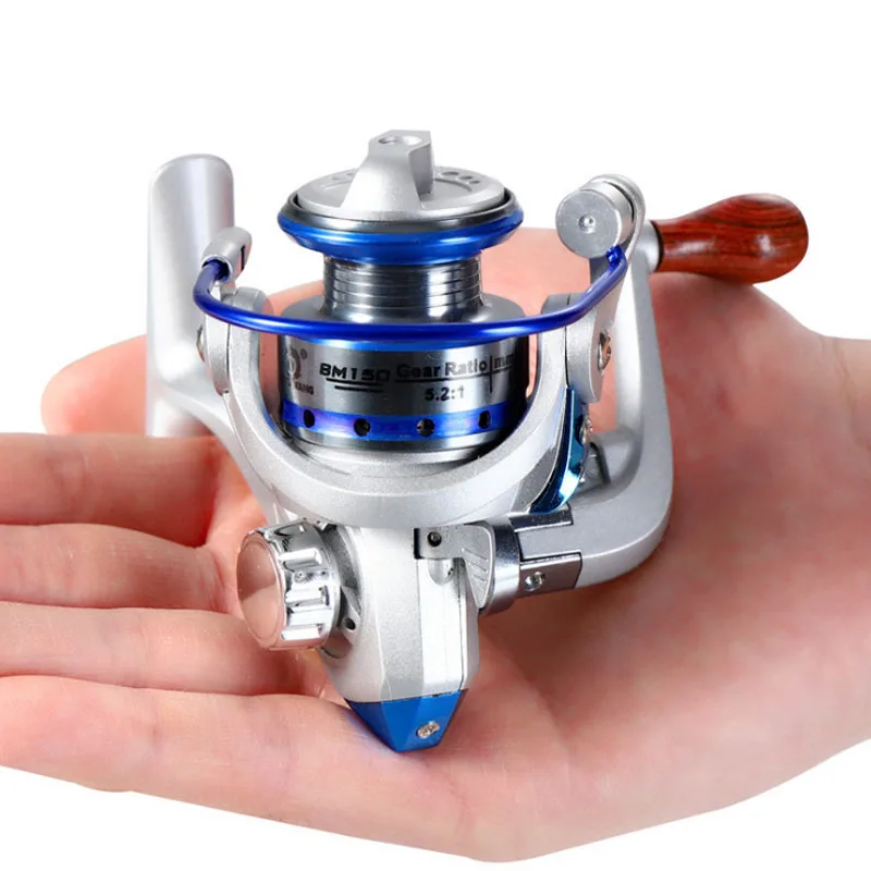 Full Metal Spool Mini Winter Ice Fishing Reel Small Spinning Reels Carp