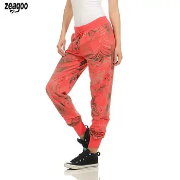

Women Casual Drawstring Waist Print Loose Full Length Mid Harem Pants Spring, Summer