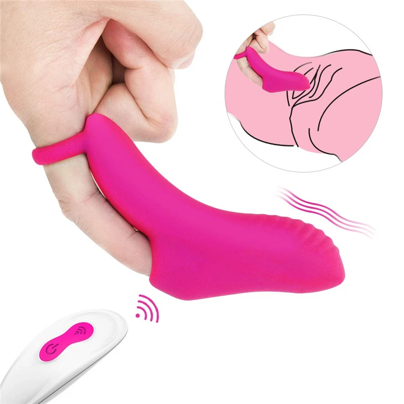 Вибратор G Spot Finger с 9 мощной вибротекстурированной головкой для интенсивной