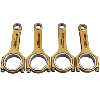 

4x Titanizing Connecting Rods Conrods 144.3mm for BMW N20B20 2.0T N26B20 Conrod Kit 11–16 F10 520i N20B20 2.0T 4340 EN24 TUV