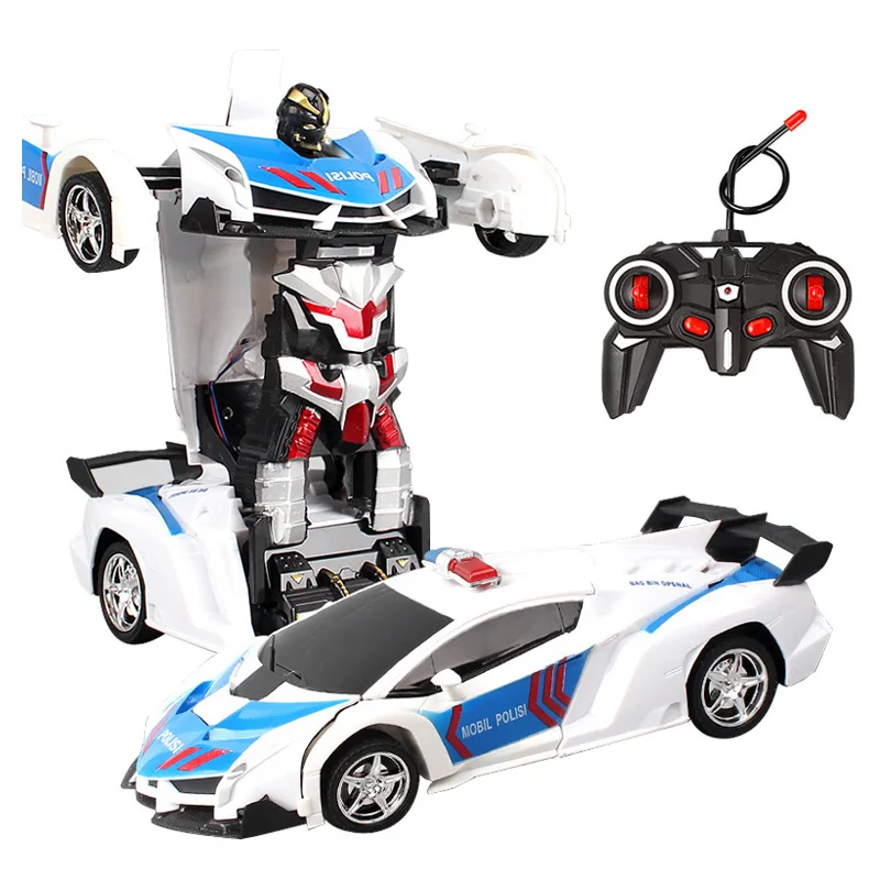 26 Styles RC Car Transformation Robots Sports Vehicle Model Robots Toys Remote Cool RC Deformation Cars Kids Toys Gifts For Boys 17